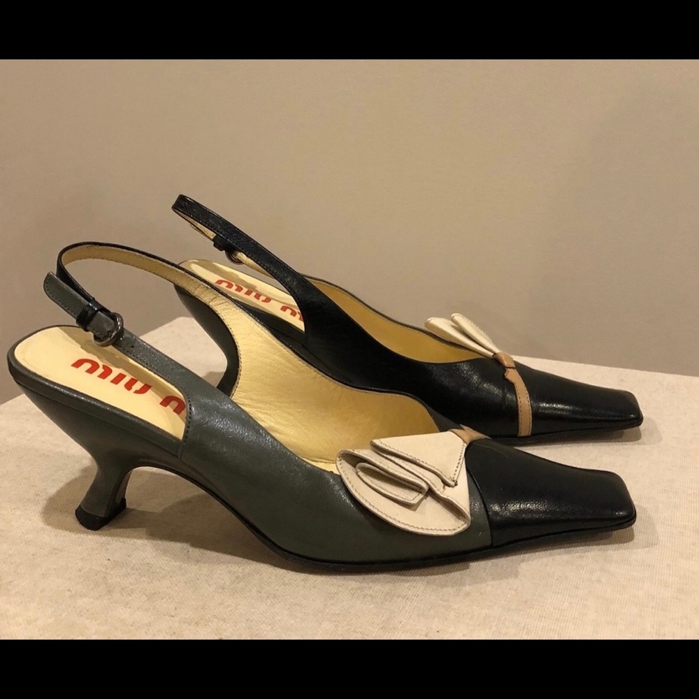 Miu Miu by Prada Vintage Heels Slingback 36 US 6